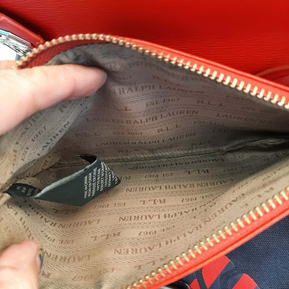 RALPH LAUREN Newbury Double Zip Satchel 5 Pc Set - Picture 6 of 15